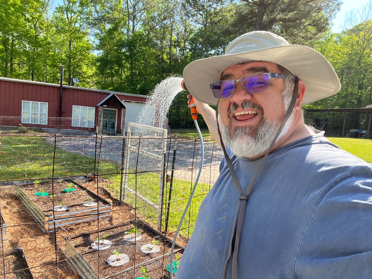 DIY Rain Barrel System Powered by Solar for my Homestead Garden