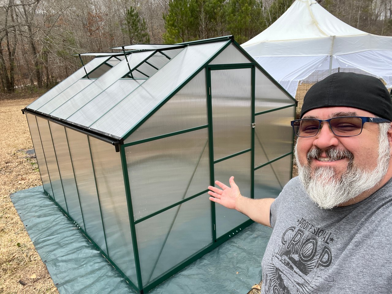 New Greenhouse Built on the Run A Muck Homestead Farm!